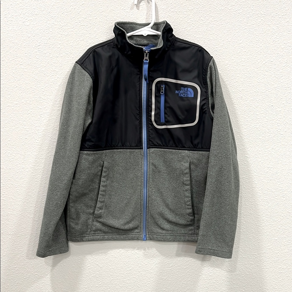 The North Face Kids Black and Gray Jacket